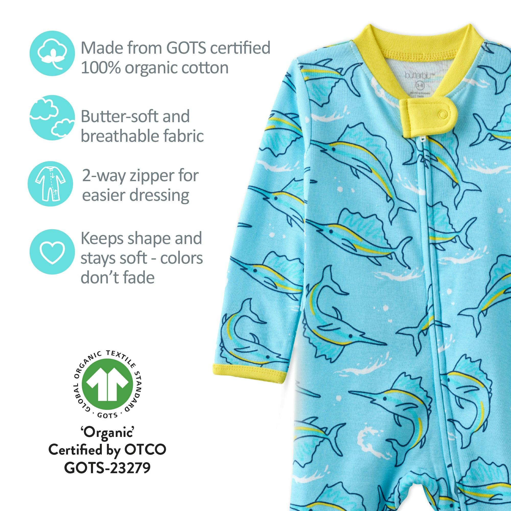 SHADOW Sleep & Play Baby Pajamas for Boys & Girls