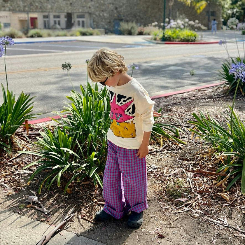 Purple Plaid Pants