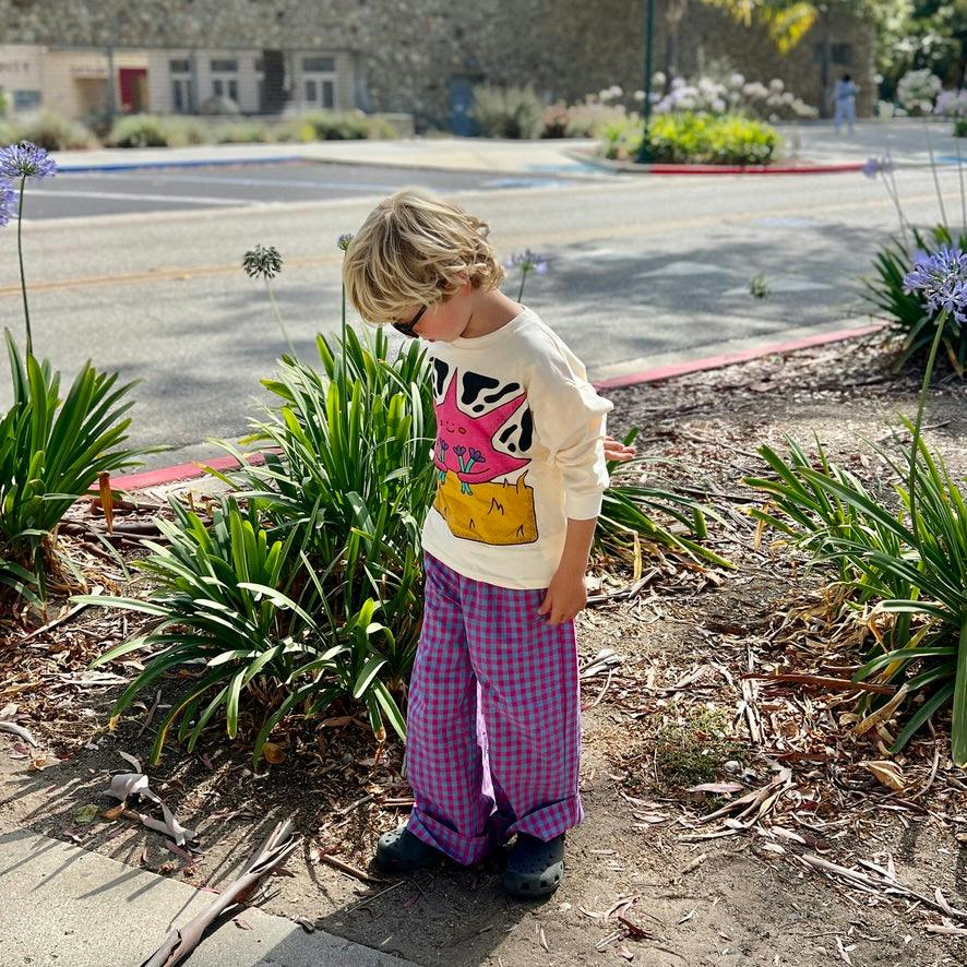 Purple Plaid Pants