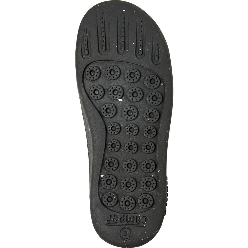 Kids Peu Touring Leather Sneakers, Black