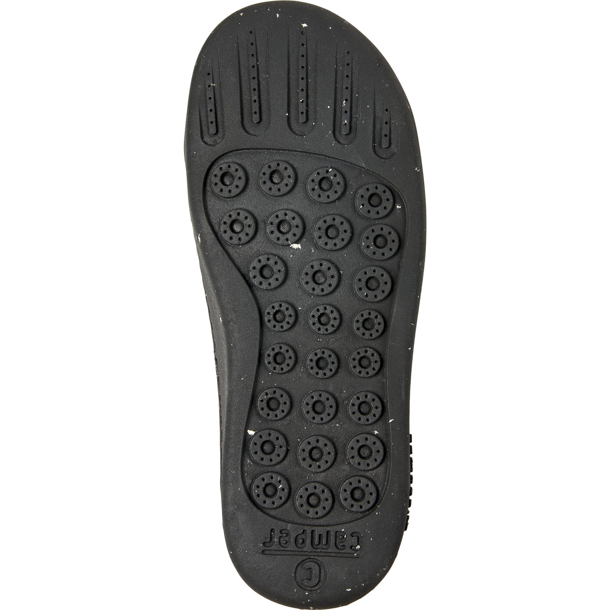 Kids Peu Touring Leather Sneakers, Black