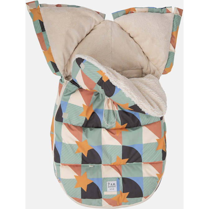 BenjiPOD Print Zipped Footmuff, Multi