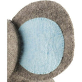 Blue Elephant Door Stop Hand Felted Wool