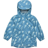 Recycled Waterproof Raincoat, Blue