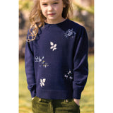 TARTINE ET CHOCOLAT Floral Fields Sweater - Marine