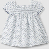 Floral Print Cinched Accent Dress