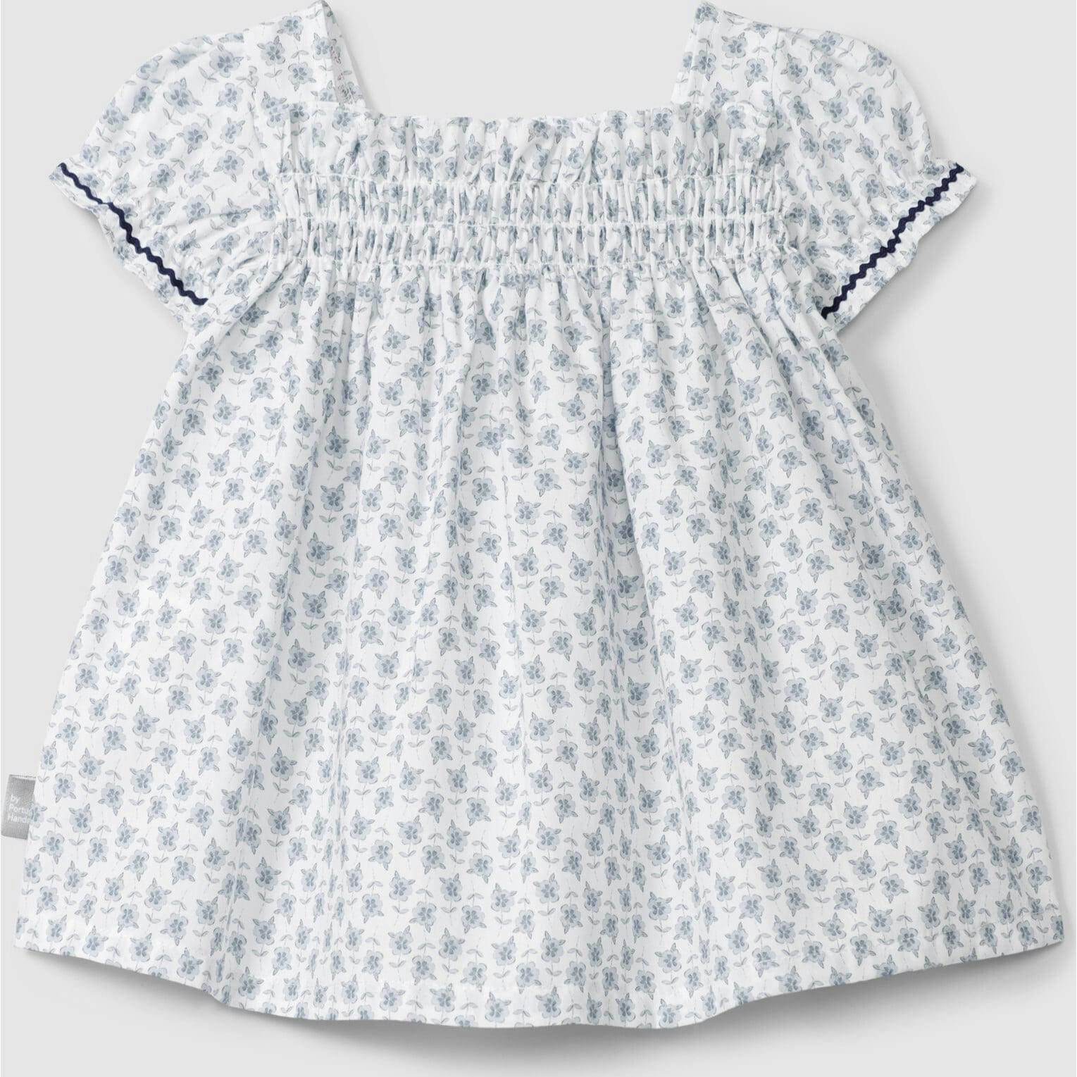 Floral Print Cinched Accent Dress