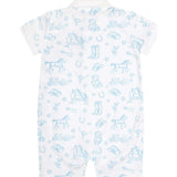 Blue Lone Star Toile&nbsp;Romper