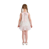 Pink Sylvara Sequin Ruffle Skirt Set