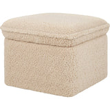 Cali Storage Shearling Ottoman
