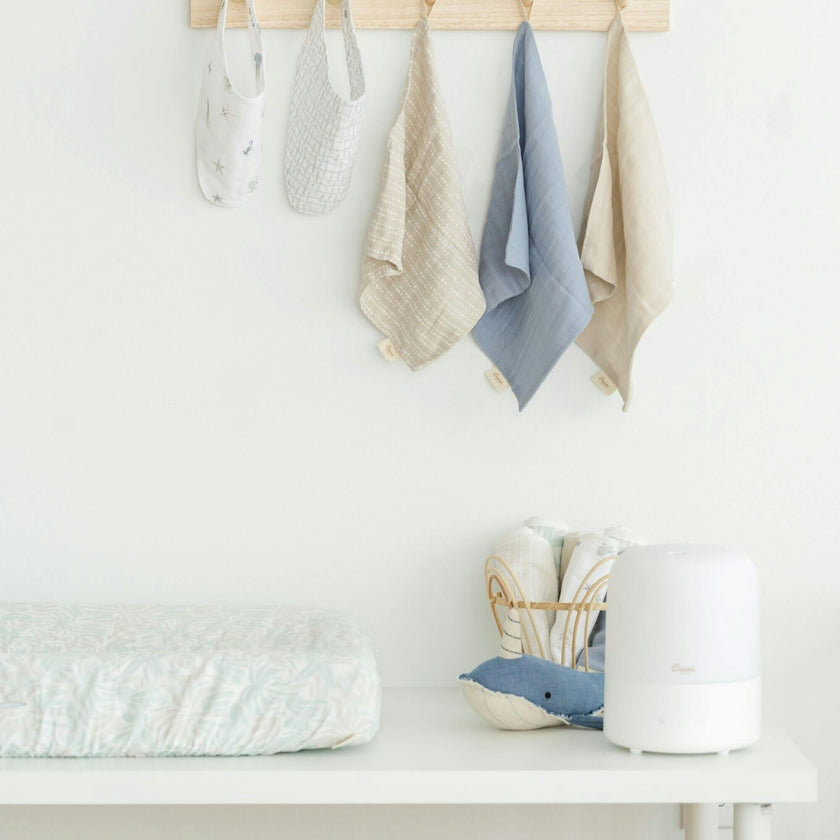 Cove Quilted Change Pad Cover (Beach Life)
