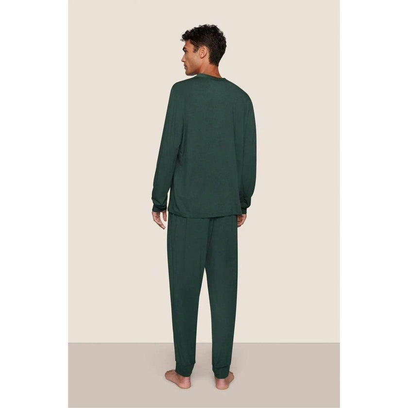 Henry TENCEL Modal Long PJ Set, Green