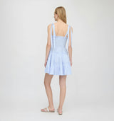 The Ribbon Charlotte Nap Dress - Blue/White Stripe