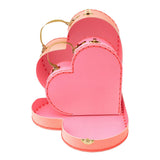 Pink Heart Suitcases