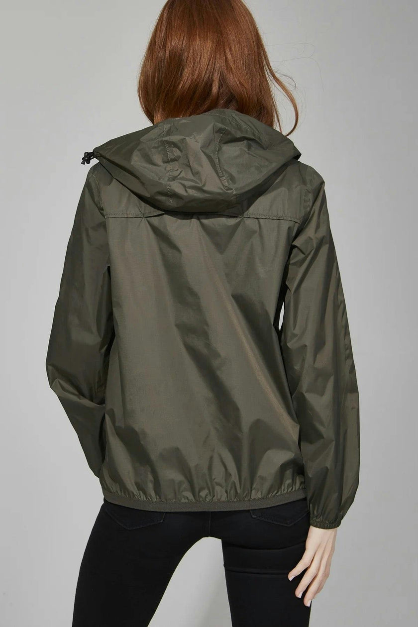 Torba Full Zip Packable Rain Jacket and windbreaker