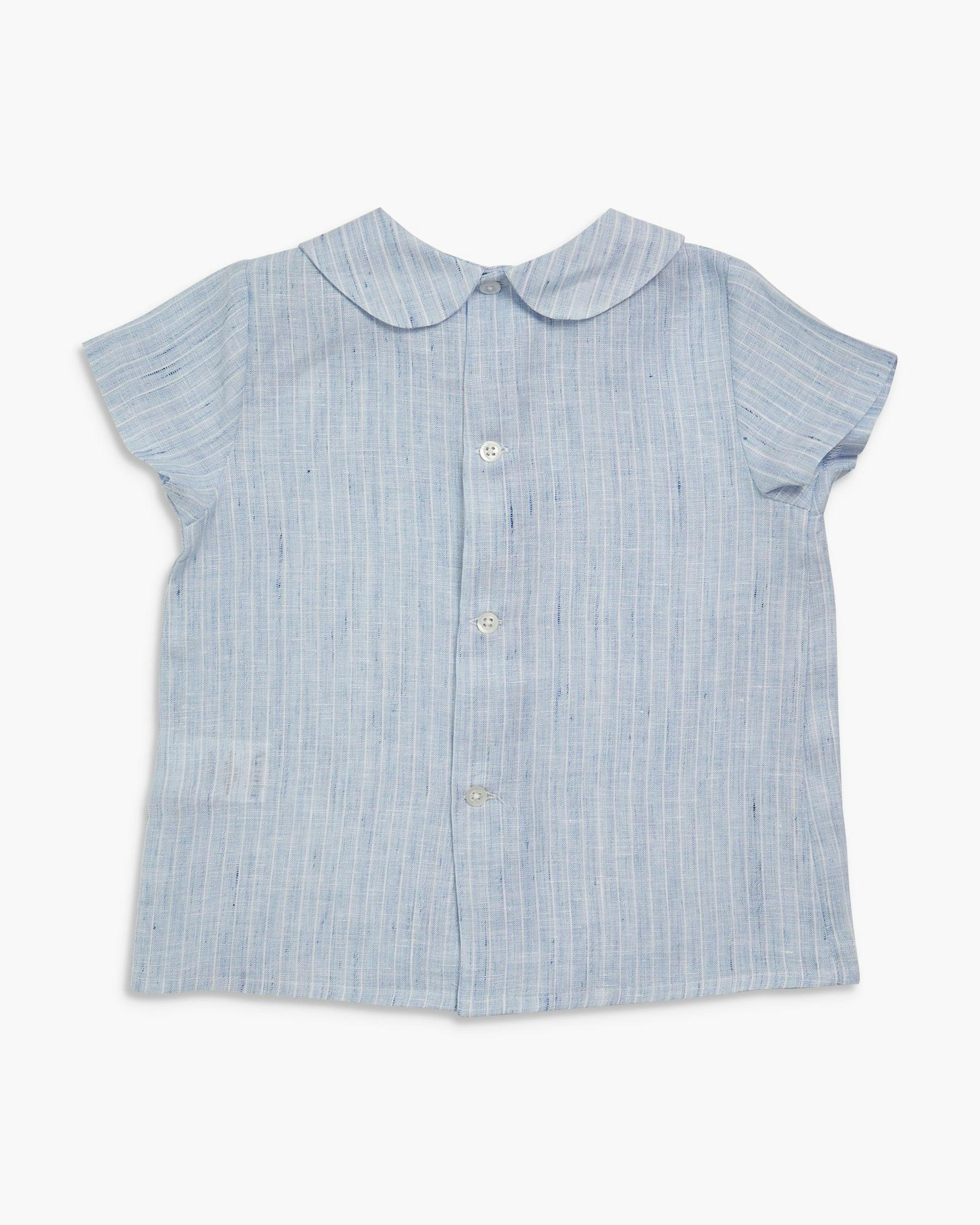 Darius Shirt Sky Blue Stripe