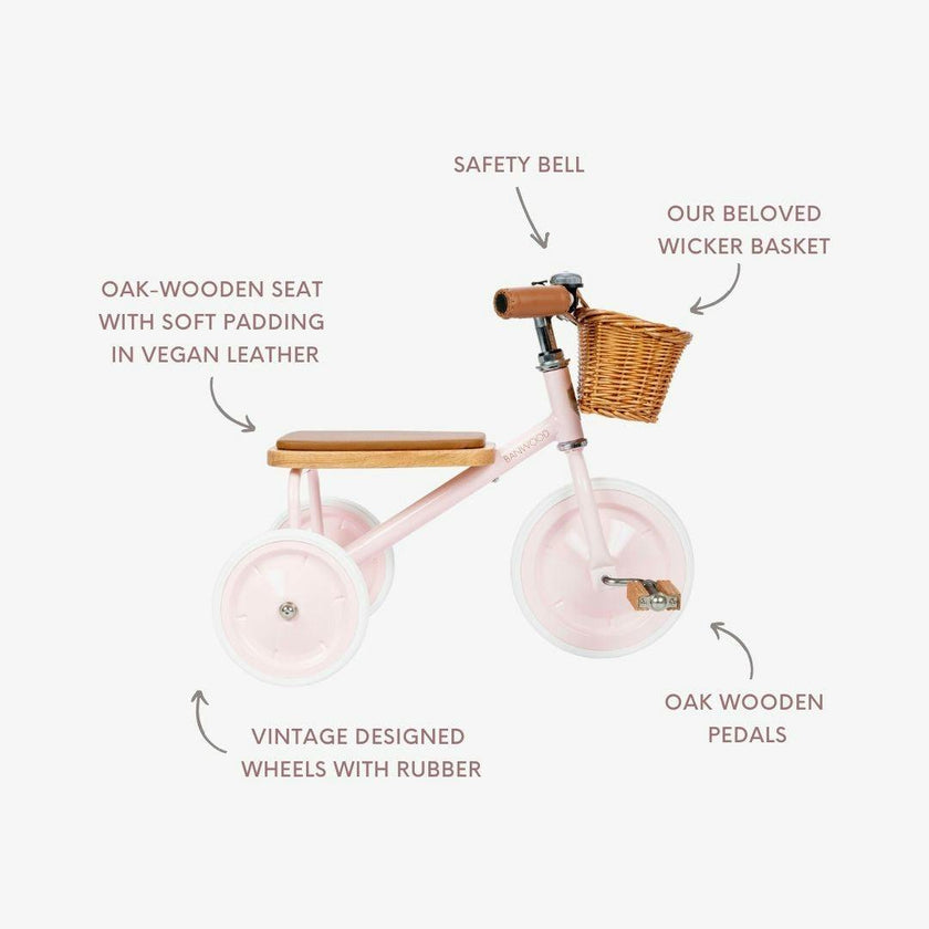 BANWOOD TRIKE VINTAGE - PINK