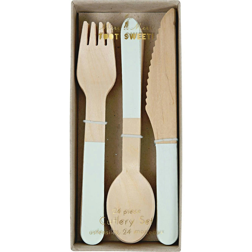 Mint Wooden Cutlery Set