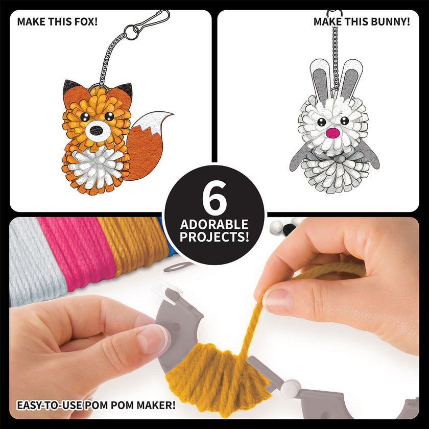 Pom Pom Pets Kids Yarn Crafting Kit
