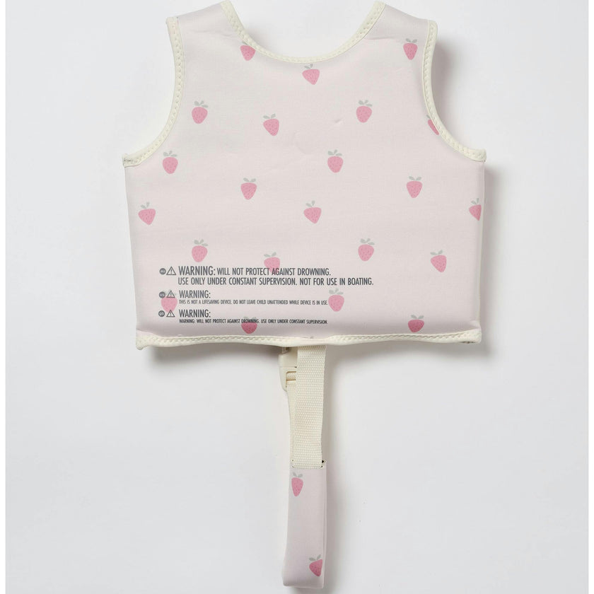 Kids Swim Vest: -2Y - Strawberry Sunshine
