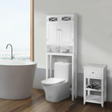 Dawson Wooden Space Saver with Cross Molding and 2 Doors