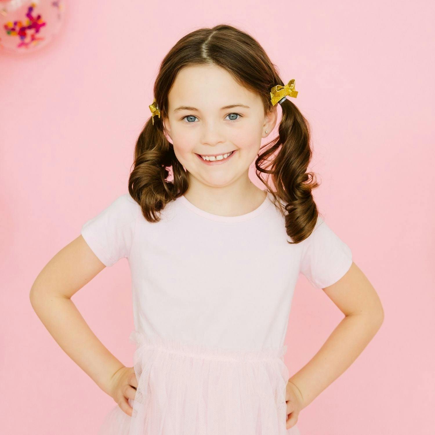 Pink Confetti Short Sleeve Tutu Dress
