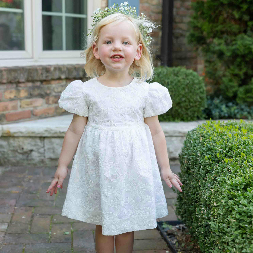 Embroidered Floral Dress