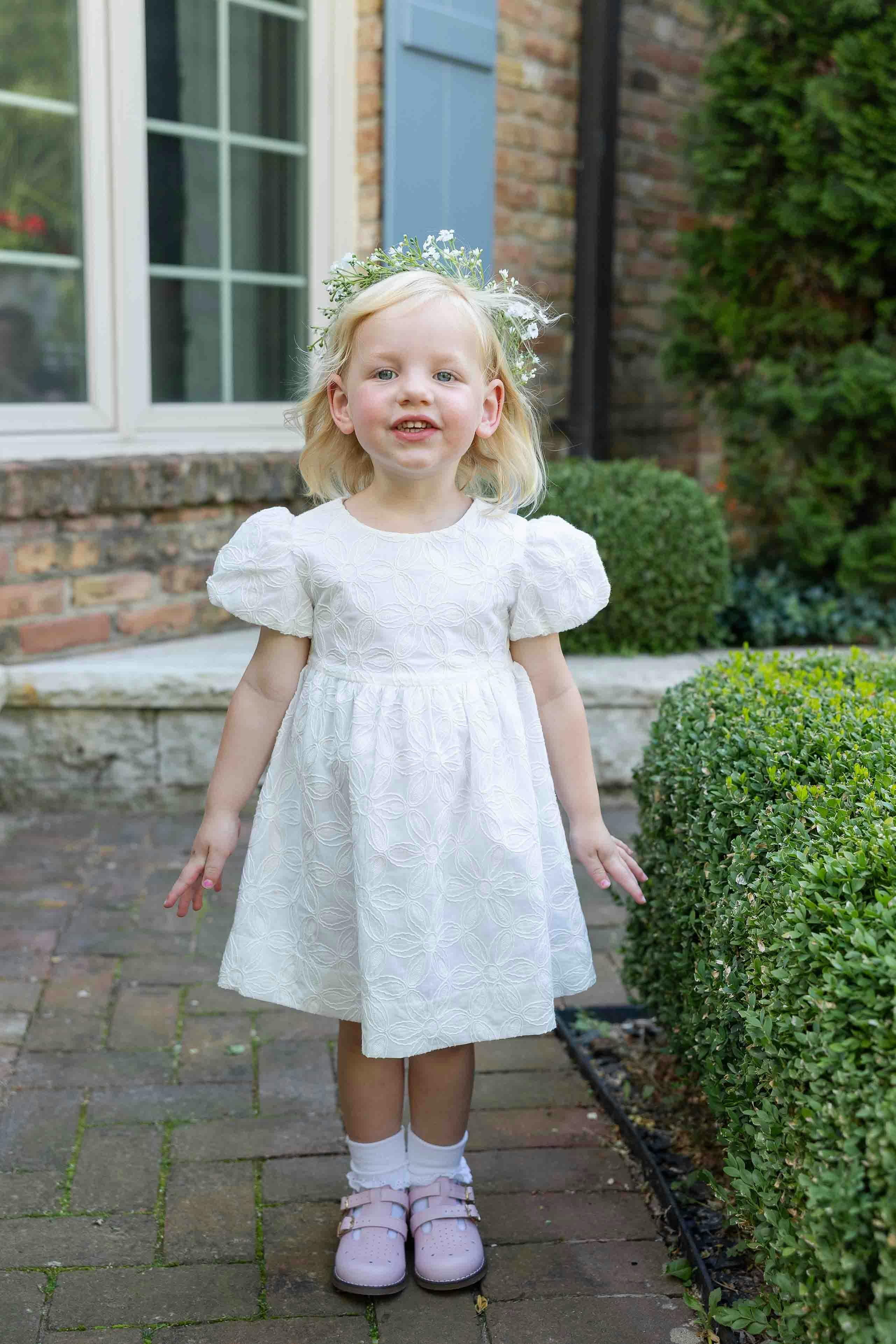 Embroidered Floral Dress
