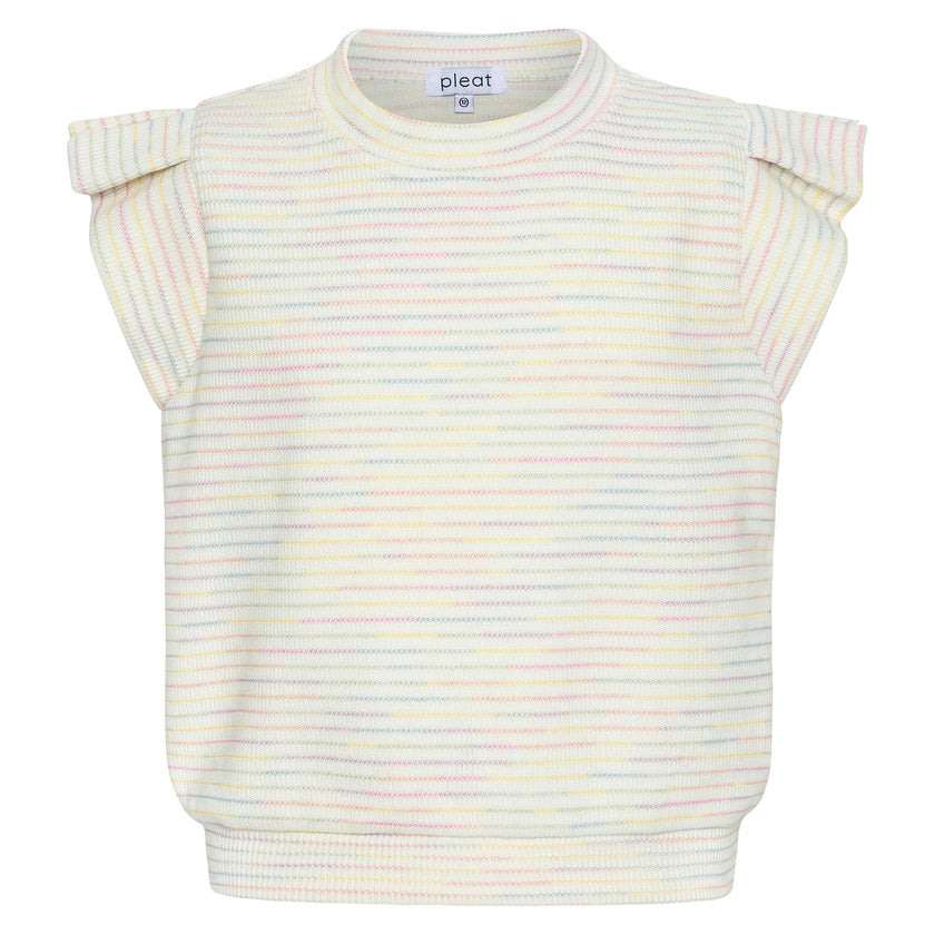Olivia Top Rainbow Knit
