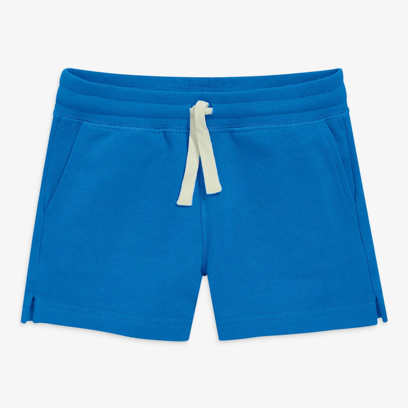 Kids track short in seasonal colors