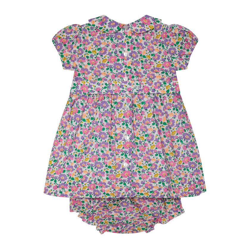 Made With Liberty Fabric Smocked Baby Dress Fable