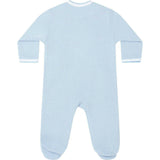 Blue Bubble Crossover Footie