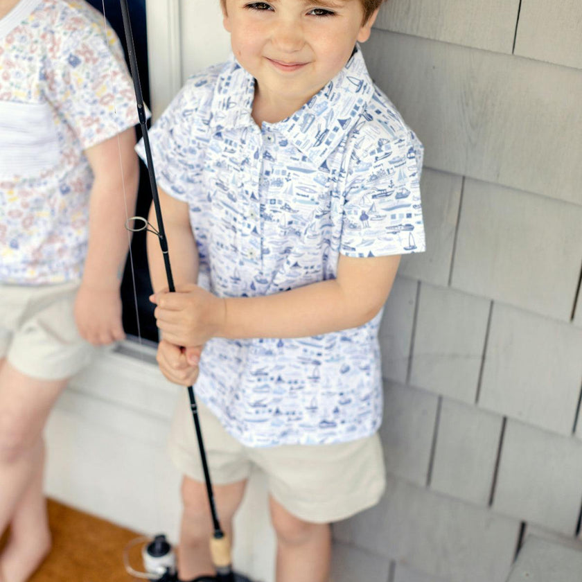 Boats Boy's Polo Shirt