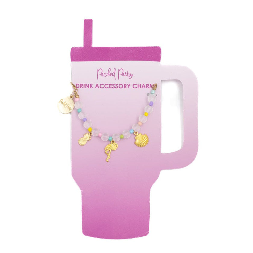 Packed Party Tropical Drink Accessory Charm for Tumblers and Drinkware