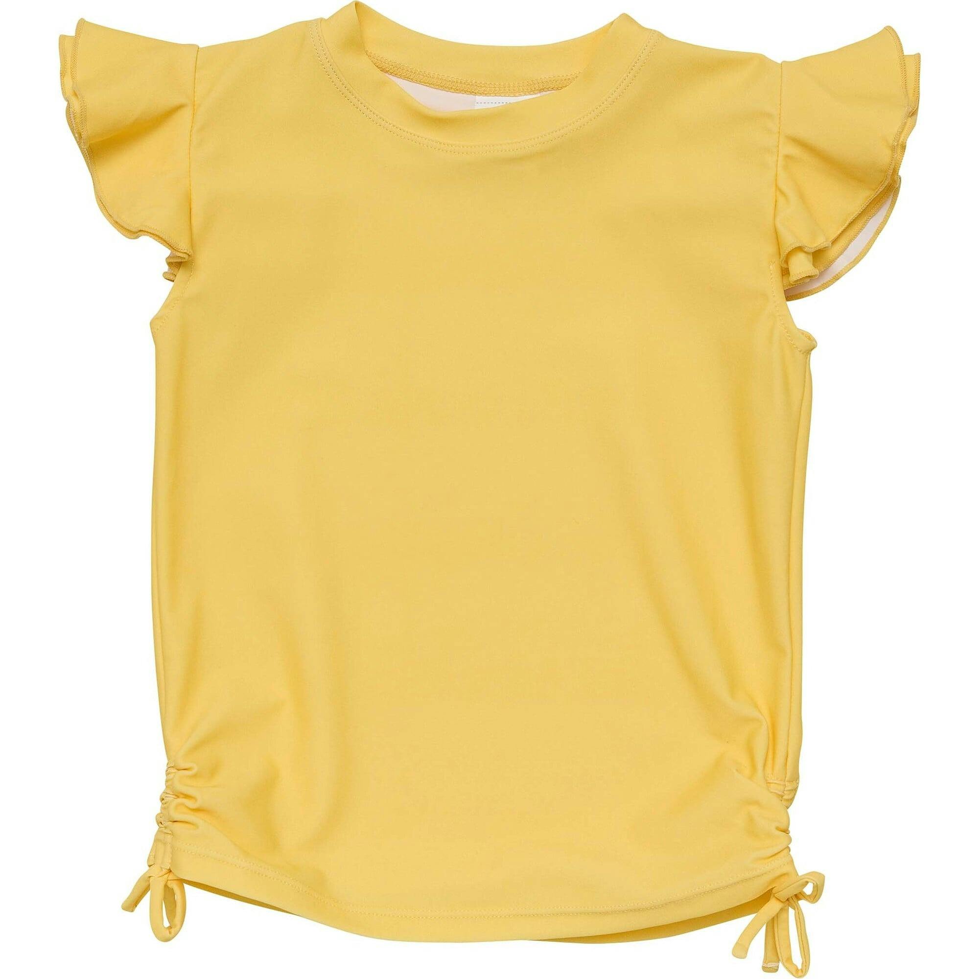 Marigold Sustainable Flutter Sleeve Rash Top