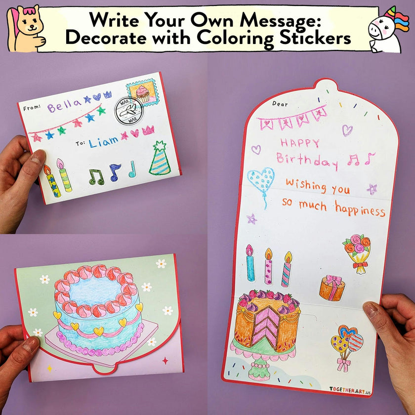 Happy Birthday Card & Sticker Kit