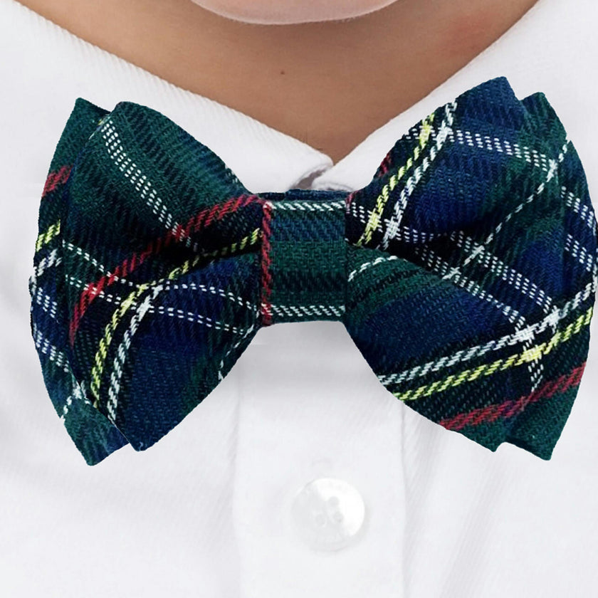 Plaid Bow Tie in Tilly Tartan