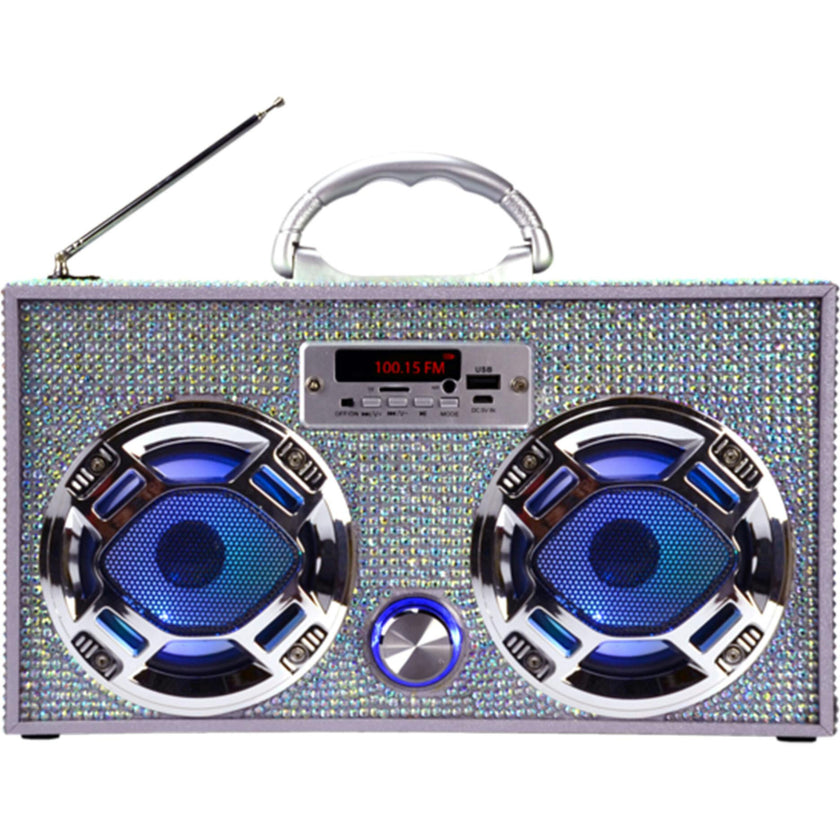 Bling LED BoomBox Speakers