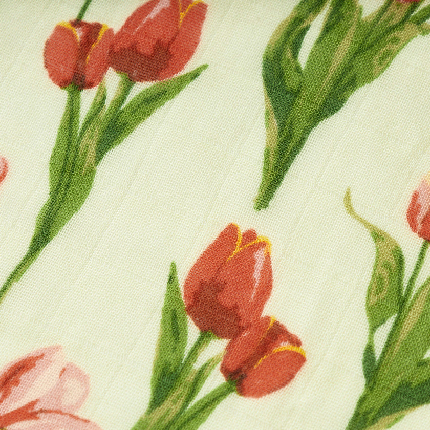 Tulip Bamboo Burp Cloth