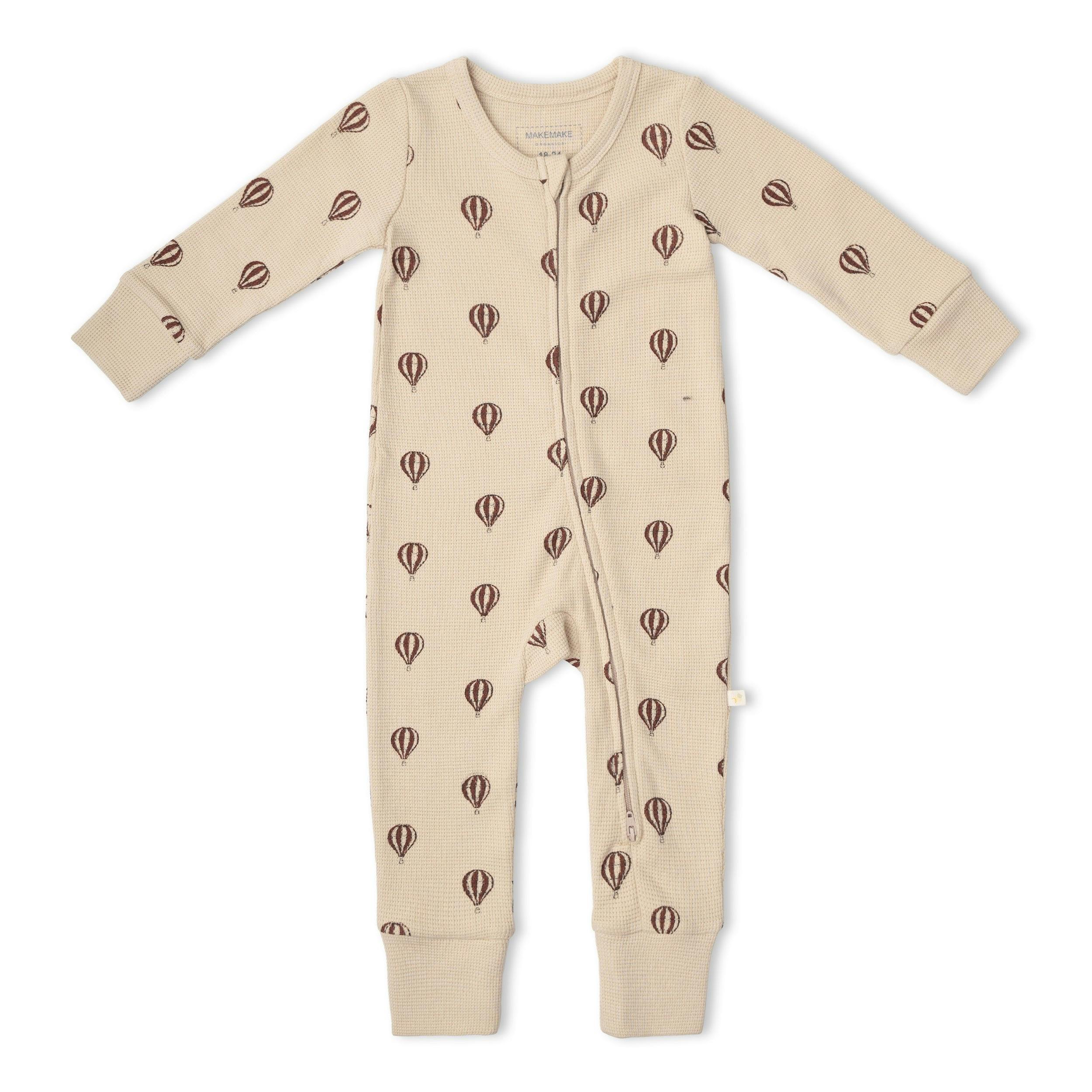 Organic 2-Way Zip Romper - Ballon Voyage