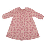 Smocked Floral 3/4 Sleeve Dress