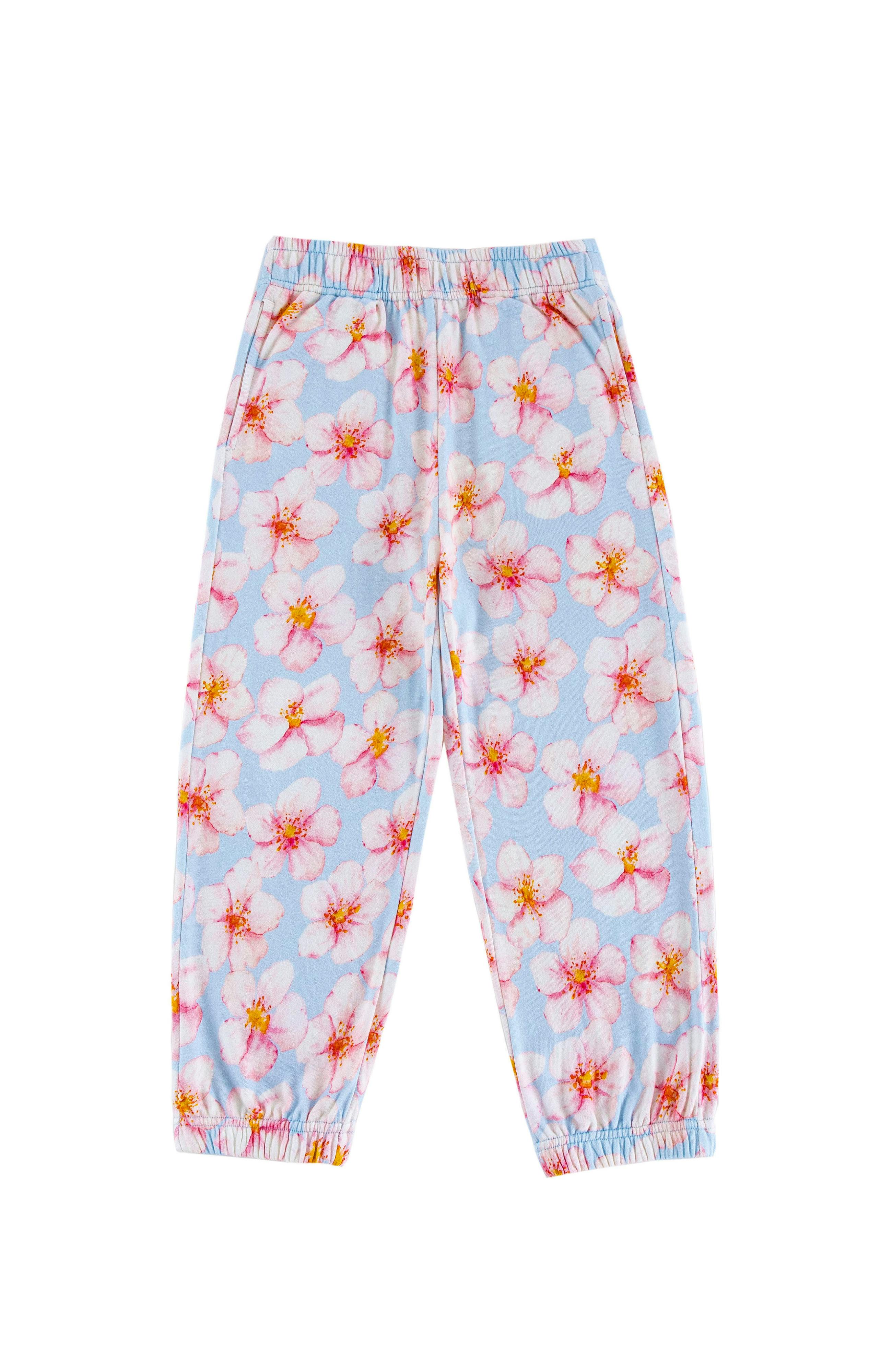 Soft Fleece Jogger, Hibiscus