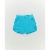 Girls Rib Shorts in Cloud Blue