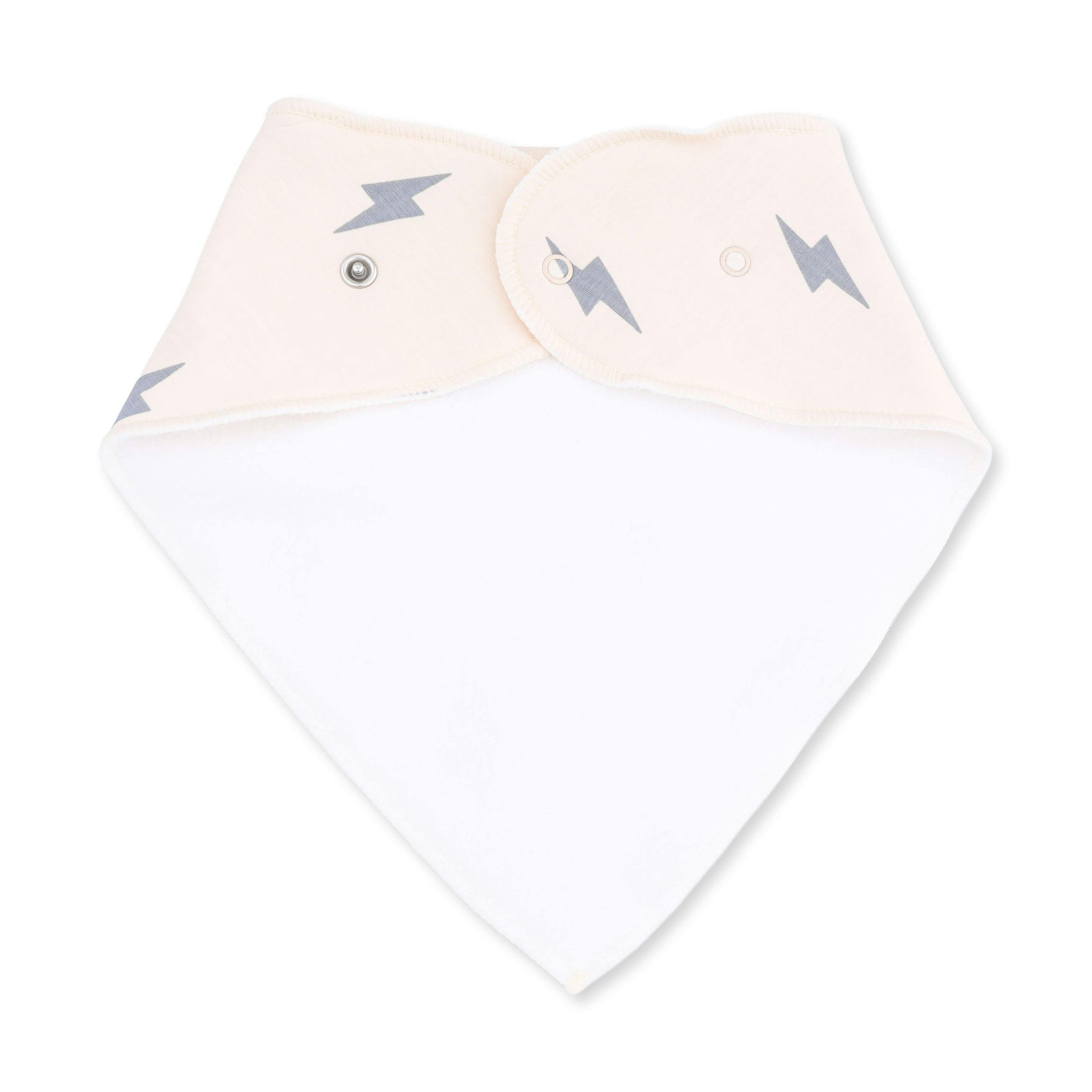 Lightning Bolt Viscose - Bandana Bib