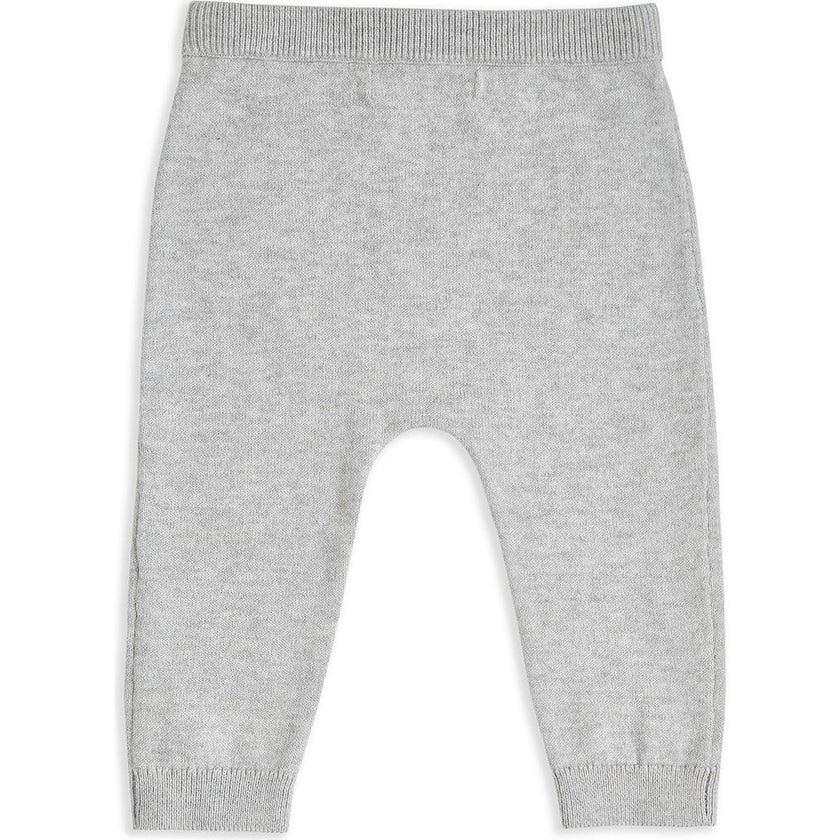 Pointelle Star Crawler Set - Grey