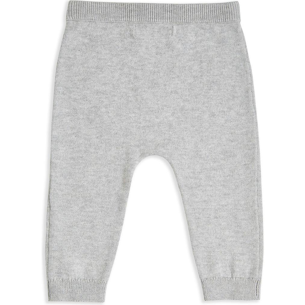 Pointelle Star Crawler Set - Grey