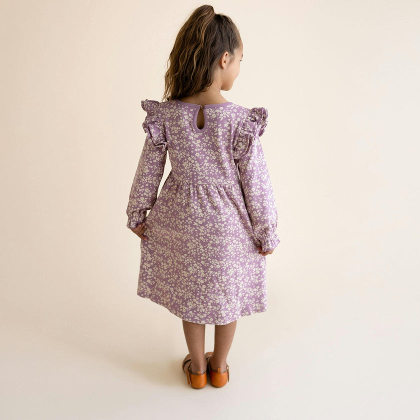 Organic Ruffle Sleeve Dress