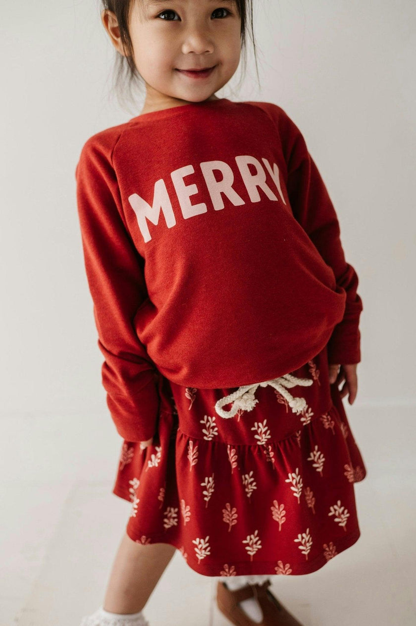 Girl's Raglan Sweatshirt