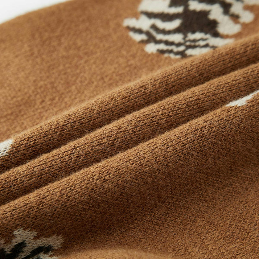 Pinecone & Knitted Birdseye Jacquard Sweatpants