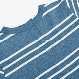 Baby heathered pocket shortie in stripe